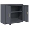 vidaXL Storage Cabinet Anthracite 80 x 40 x 70 cm Steel