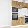 vidaXL Oven Cabinets 2 pcs Kalmar Artisan Oak Engineered Wood