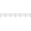 vidaXL Garden Fence with Spear Top Steel 1005x100 cm Black