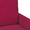 vidaXL Sofas with Cushion Wine Red 115 x 56 x 80 cm Plywood