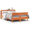 vidaXL Bed Frame without Mattress Wax Brown 120x200 cm Solid Wood Pine