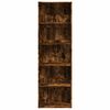 vidaXL Bookcase Smoked Oak 60x30x189 cm Engineered Wood