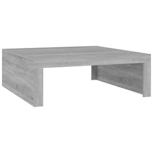 vidaXL Coffee Table Grey Sonoma 100x100x35 cm Engineered Wood