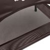 vidaXL Dog Bed Brown S Steel