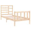 vidaXL Bed Frame without Mattress Solid Wood 90x190 cm Single