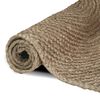 vidaXL Area Rugs Rectangular Grey 60 x 200 cm Jute