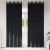 vidaXL Blackout Curtains 2 pcs Black 140 x 245 cm Velvet