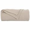 vidaXL Throw Blankets 6 pcs Beige 240 x 220 cm Fleece