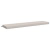 vidaXL Bench Cushion SOEST 100% Polyester White 200 x 40 x 8 cm
