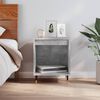vidaXL Bedside Cabinet Concrete Grey 40x35x50 cm Engineered Wood