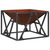 vidaXL Fire Pit Brown 50 x 50 x 35 cm Weathering Steel