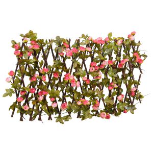 vidaXL&nbsp;Artificial Ivy Trellis Expandable Dark Pink 180x20 cm
