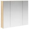 vidaXL Bathroom Mirror Cabinet Sonoma Oak 80 x 14.5 x 70 cm