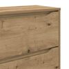 vidaXL Storage Cabinets 2 pcs Artisan Oak 80 x 48 x 105 cm
