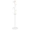 vidaXL Coat Stand White 177 cm Powder-coated Iron