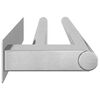 vidaXL Towel Rack Silver 40 x 9 x 4 cm Stainless steel