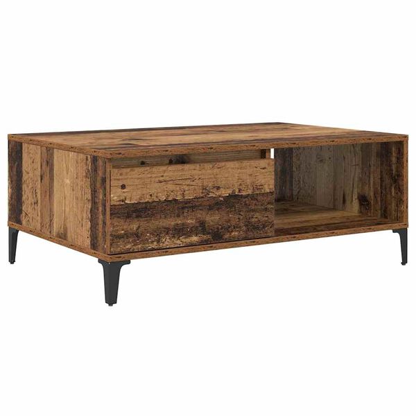 vidaXL Coffee Table Old wood 90 x 60 x 35 cm Engineered wood