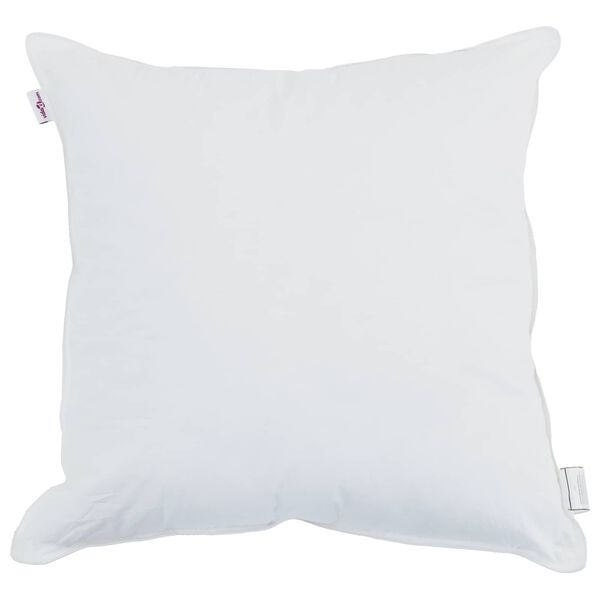 vidaXL Pillow with Pillow 2 pcs White 65 x 65 cm Cotton