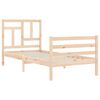 vidaXL Bed Frame without Mattress 90x200 cm Solid Wood