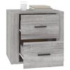 vidaXL Bedside Cabinet Grey Sonoma 50x39x47 cm