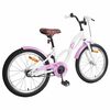 vidaXL Kids Bike 18'' for 5-7 Years Old White