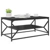 vidaXL Coffee Table Black Oak 90 x 50 x 40 cm