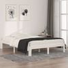 vidaXL Bed Frame without Mattress White 135x190cm Double