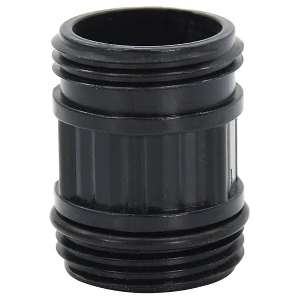 vidaXL Suction Hose with PVC Connectors Black 1" 4 m PVC