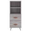 vidaXL Highboard Grey Sonoma 34.5x34x180 cm Engineered Wood