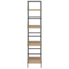 vidaXL 4-Layer Book Shelf Oak 60x27.6x124.5 cm Engineered Wood