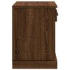 vidaXL Bedside Cabinet Brown Oak 43x36x50 cm