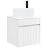 vidaXL Wall-mounted Sink Vanity White 49 x 44.5 x 65.5 cm