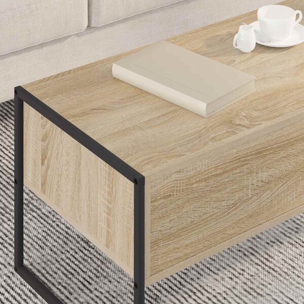 vidaXL Coffee Table Sonoma 100 x 46 x 40 cm Engineered Wood