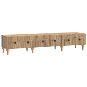vidaXL TV Cabinet Artisan Oak 147 x 34.5 x 30 cm Engineered Wood