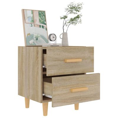 vidaXL Bed Cabinet Sonoma Oak 40x35x47.5 cm