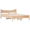 vidaXL Bed Frame without Mattress 135x190 cm Double Solid Wood Pine