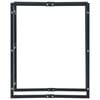 vidaXL Firewood Rack Black 80x25x100 cm Steel