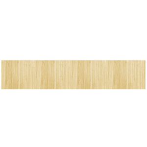 vidaXL Rug Rectangular Light Nature 80x400 cm Bamboo