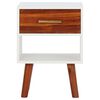 vidaXL Bedside Cabinets 2 pcs Solid Acacia Wood 40x30x57 cm