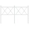 vidaXL Metal Replace Headboard White 137cm