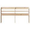 vidaXL Headboard with Shelves 135 cm Solid Wood Pine