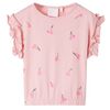 vidaXL Kids' T-shirt Light Pink 116