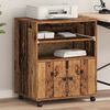 vidaXL Printer Stand Old Wood 60 x 48 x 74 cm Engineered Wood