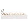 vidaXL Bed Frame with Drawers without Mattress White 200x200 cm