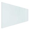 vidaXL Fireplace Glass Plate Transparent 120 x 50 cm Glass