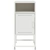 vidaXL Bedside Cabinets 2 pcs White 36x39x78 cm Steel