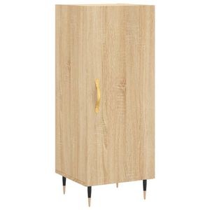 vidaXL Sideboard Sonoma Oak 34.5x34x90 cm Engineered Wood