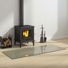 vidaXL Fireplace Glass Plate Rectangular 120x50 cm