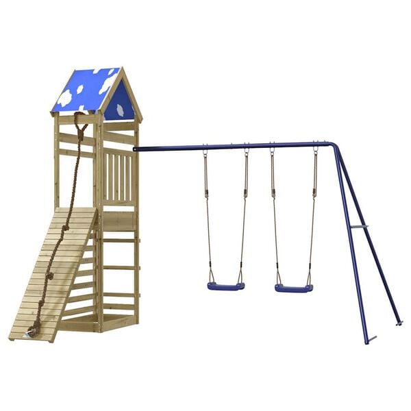 vidaXL Outdoor Playset Impregnated Wood Pine