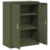 vidaXL Storage Cabinet Olive Green 80 x 40 x 105 cm Steel